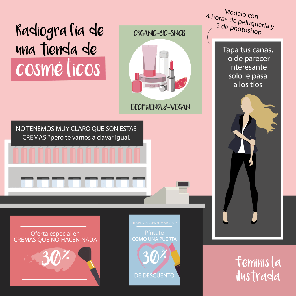 Los productos de&nbsp;cosmética